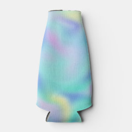 Abstracte mooie pastel spiraalpatroon flesjeskoeler