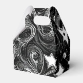 Abstracte moon en sterren bedankdoosjes (Achterkant)