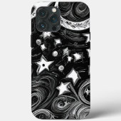 Abstracte moon en sterren Case-Mate iPhone case (Achterkant)