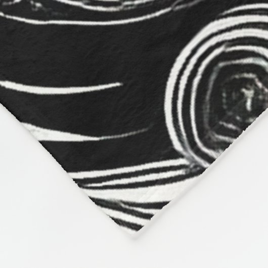 Abstracte moon en sterren fleece deken (Hoek)