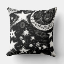 Abstracte moon en sterren