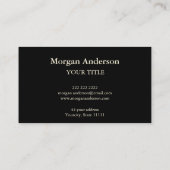 Abstracte Moon Phase Gold Spirituele Energie Heile Visitekaartje (Achterkant)