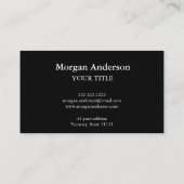 Abstracte Moon Phase Gold Spirituele Energie Heile Visitekaartje (Achterkant)