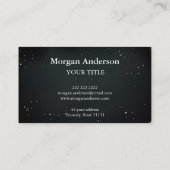 Abstracte Moon Phase Gold Spirituele Energie Heile Visitekaartje (Achterkant)