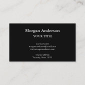 Abstracte Moon Phase Gold Spirituele Energie Heile Visitekaartje (Achterkant)