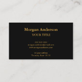 Abstracte Moon Phase Gold Spirituele Energie Heile Visitekaartje (Achterkant)