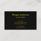 Abstracte Moon Phase Gold Spirituele Energie Heile Visitekaartje (Achterkant)