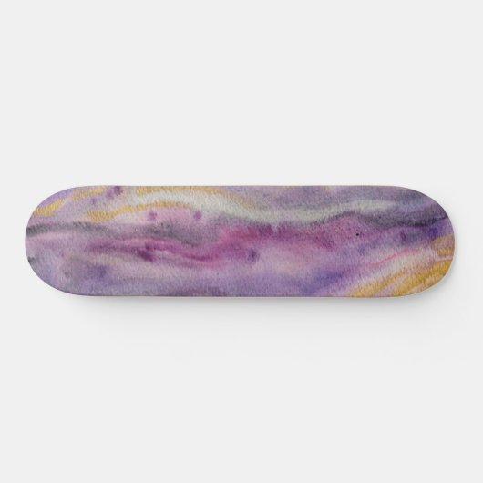 Abstracte moonglow Gold-verf Persoonlijk Skateboard (Horizontaal)