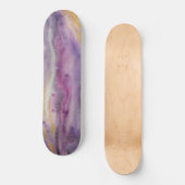 Abstracte moonglow Gold-verf Persoonlijk Skateboard (Voorkant)