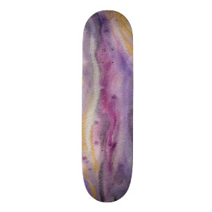 Abstracte moonglow Gold-verf Persoonlijk Skateboard