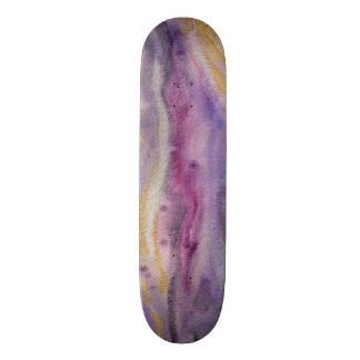 Abstracte moonglow Gold-verf Persoonlijk Skateboard