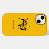 Abstracte Moonlight Dance Sinaasappel Case-Mate iPhone Case (Achterkant (horizontaal))