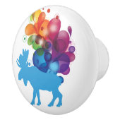 Abstracte Moose Ceramic Knob. Keramische Knop (Rechts)