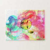 Abstracte Moose Photo Puzzle Legpuzzel (Horizontaal)