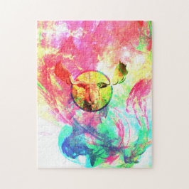 Abstracte Moose Photo Puzzle Legpuzzel