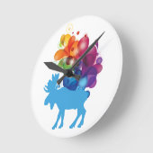 Abstracte Moose Wall klok (Hoek)