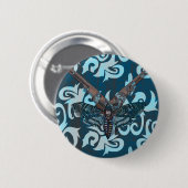 Abstracte Moth Button (Voorkant /achterkant)