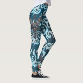 Abstracte Moth-Leggings Leggings (Rechts)