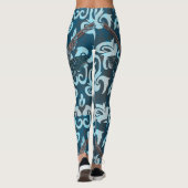 Abstracte Moth-Leggings Leggings (Achterkant)