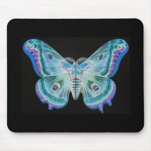Abstracte Moth Mousepad Muismat (Voorkant)