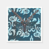 Abstracte Moth Napkins Servetten (Voorkant)