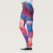 Abstracte Motion Art Kleurrijke Leggings (Links)