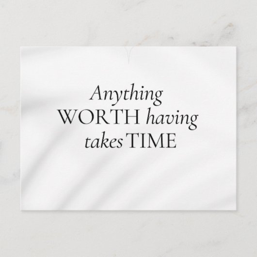 Abstracte Motivatie Elegant Quote Soft Tones Art Briefkaart (Voorkant)