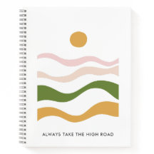 Abstracte Motivatie offerte Neem de High Road