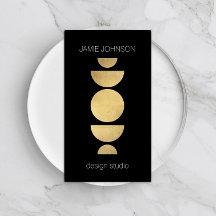 Abstracte motorfase Geometrische art Gold/zwart