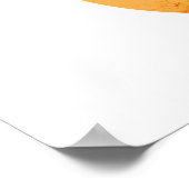 Abstracte motorfase warme kleuren afdrukken poster (Hoek)