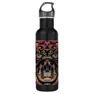 Abstracte motorfles waterfles 