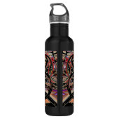 Abstracte motorfles waterfles  (Achterkant)