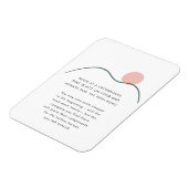 Abstracte Mountain Sun haalt de hoge prijs op de w Magneet (Linkerzijde)