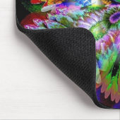Abstracte mousepad van de bloemvlinder muismat (Hoek)