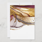 Abstracte Mousserende Huwelijkswijn Rode ID1018 (Achterkant)