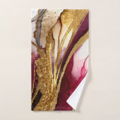 Abstracte Mousserende Huwelijkswijn Rode ID1018 Bad Handdoek (Handdoek)