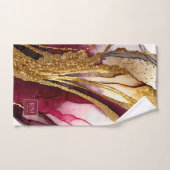 Abstracte Mousserende Huwelijkswijn Rode ID1018 Bad Handdoek (Handdoek)