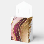 Abstracte Mousserende Huwelijkswijn Rode ID1018 Bedankdoosjes (Geopend)