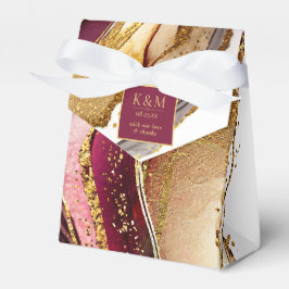 Abstracte Mousserende Huwelijkswijn Rode ID1018 Bedankdoosjes