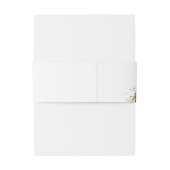 Abstracte Mousserende Huwelijkswijn Rode ID1018 Uitnodigingen Wikkel (Achterkant Voorbeeld)