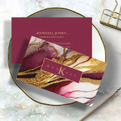 Abstracte Mousserende Wijn Rode ID1018 Visitekaartje