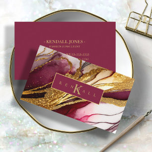 Abstracte Mousserende Wijn Rode ID1018 Visitekaartje