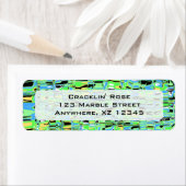 Abstracte mozaïek etiket (Insitu)