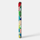 Abstracte mozaïek iPhone hoesje (Linkerkant)