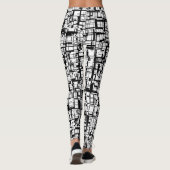 Abstracte mozaïek leggings (Achterkant)