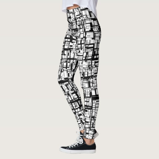 Abstracte mozaïek leggings (Links)