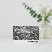 Abstracte mozaïek visitekaartje (Staand voorkant)