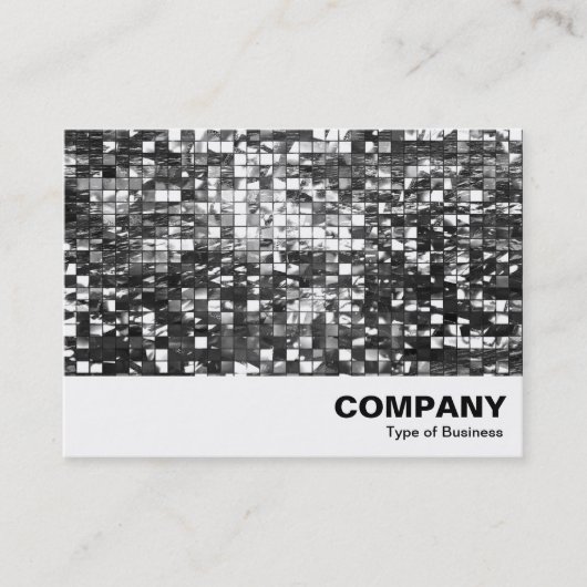 Abstracte mozaïek visitekaartje (Voorkant)