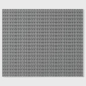 Abstracte mozaïek, zwart en grijs cadeaupapier (Vlak)