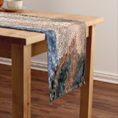 Abstracte mozaïekaardlandschapskop in het zuidwest korte tafelloper (Voorbeeld)